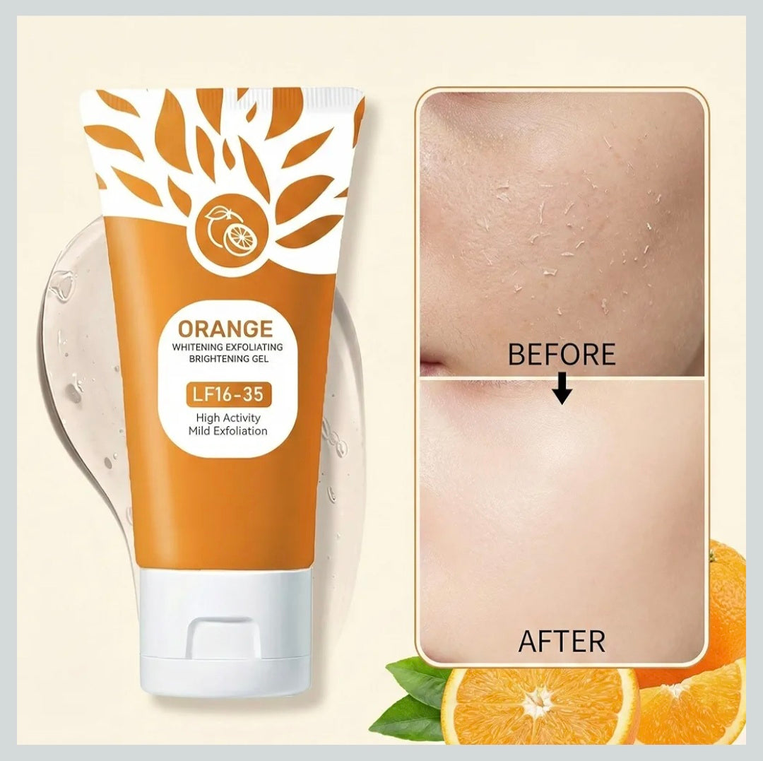 Orange Enzymes Exfoliating Gel | Orange Exfoliating Gel for Face & Body