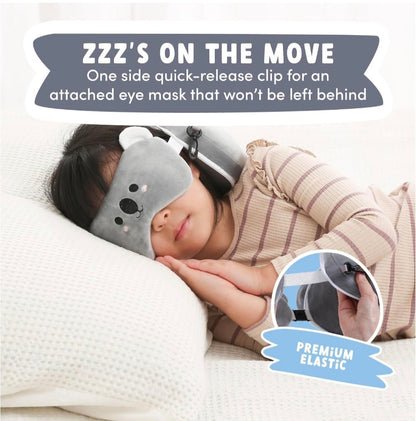 2 in 1 Cute Travel Pillow With Eye Mask Set