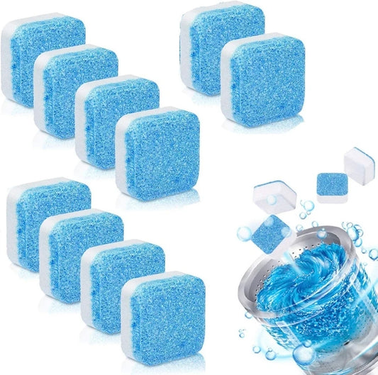 Washing Machine Cleaner Tablets, Solid Washer Deep Cleaning Tablet (Pack Of 12)