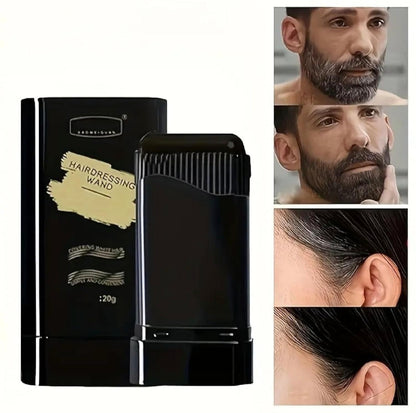 New Hair Color Comb Stick | Instant Grey Hair Coverage for Men & Women | Waterproof & Sweat-Proof Temporary Hair Dye Stick