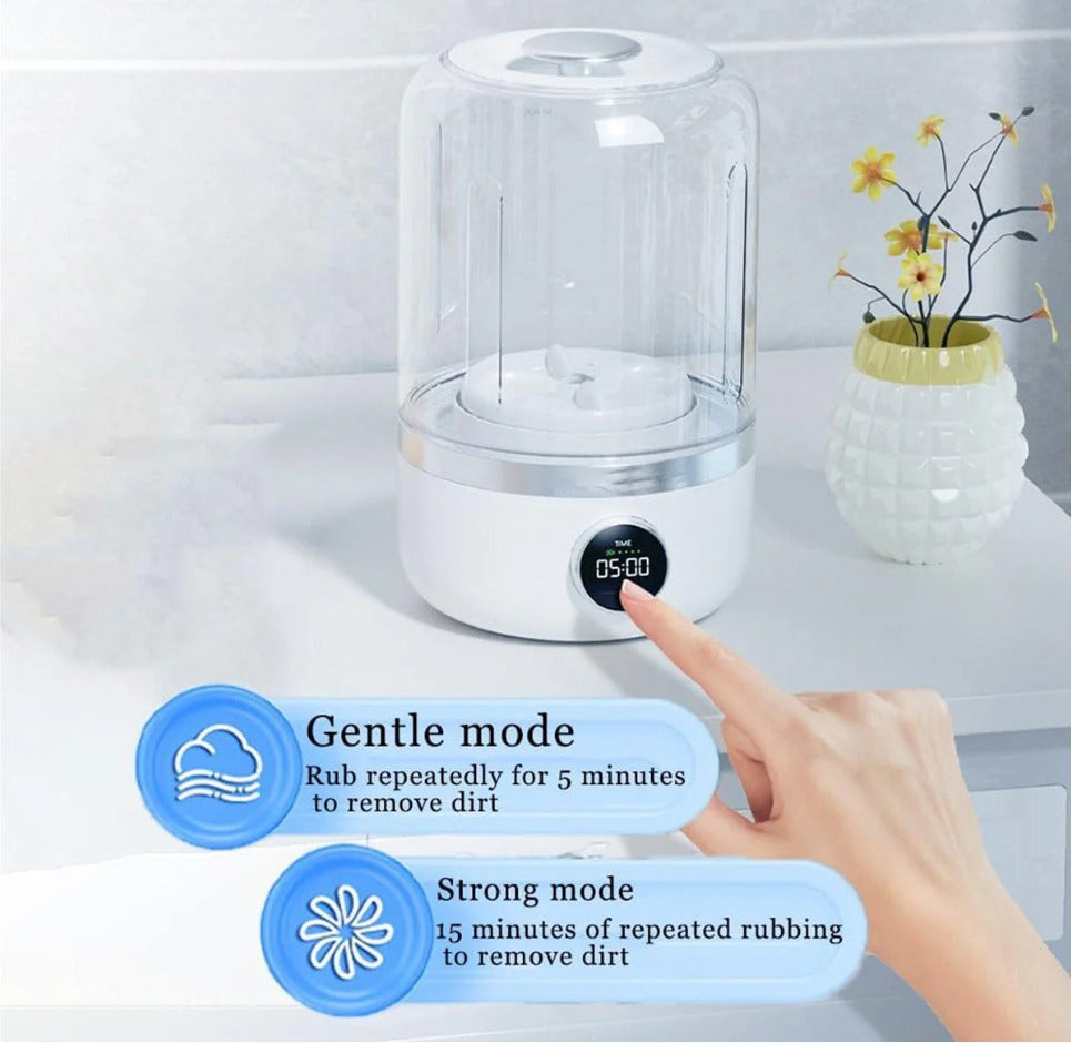 Mini Washing Machine (1L) – Compact, Powerful & Travel-Friendly!