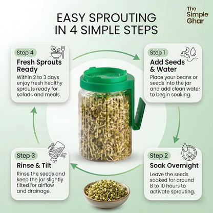 Multi Use Sprouts Maker Jar 720 ML