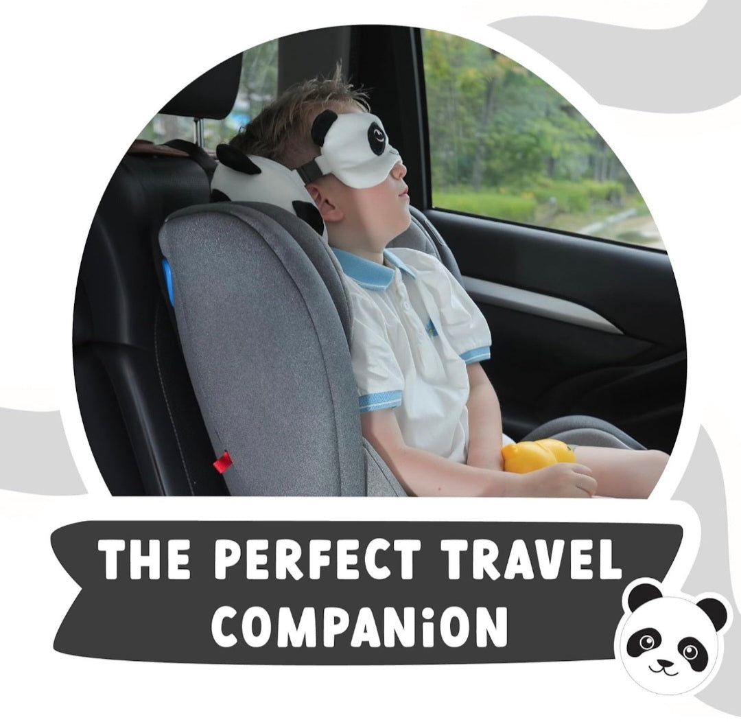 2 in 1 Cute Travel Pillow With Eye Mask Set