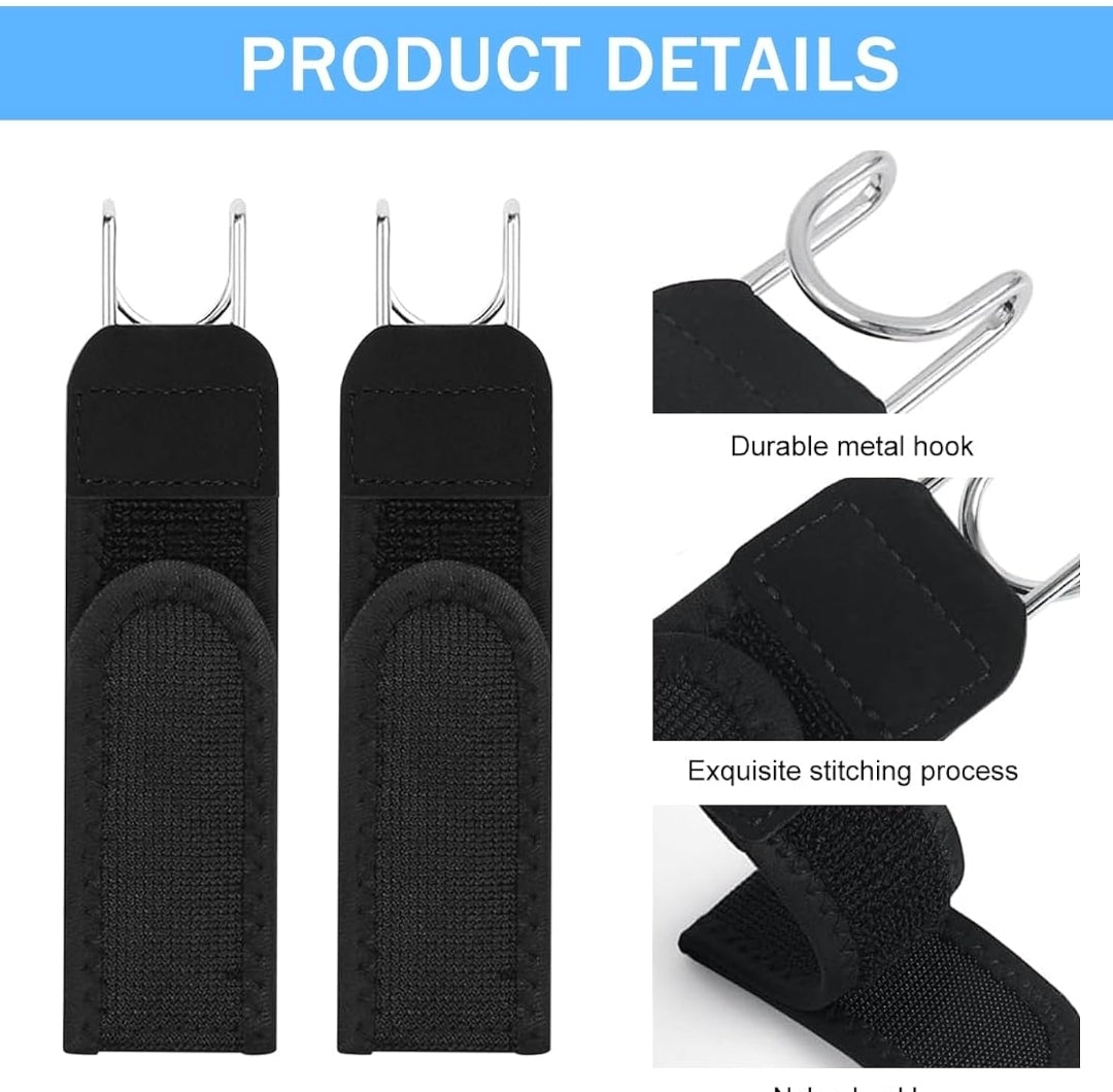 Buckleless Belt Hook Tactical Metal Hook Elastic Belt Unisex Buckle-Less Invisible Waist Belts for Work & Edc