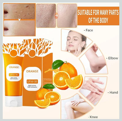 Orange Enzymes Exfoliating Gel | Orange Exfoliating Gel for Face & Body