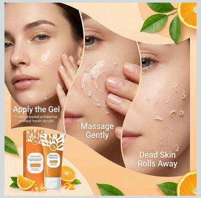 Orange Enzymes Exfoliating Gel | Orange Exfoliating Gel for Face & Body
