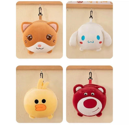 2 in 1 Cute Travel Pillow With Eye Mask Set