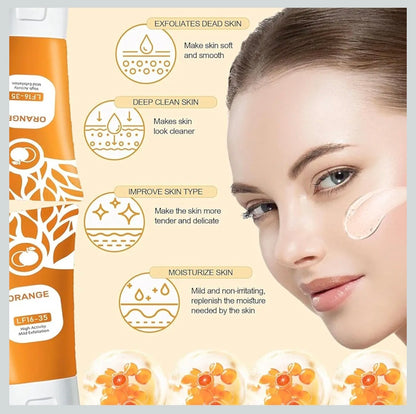 Orange Enzymes Exfoliating Gel | Orange Exfoliating Gel for Face & Body