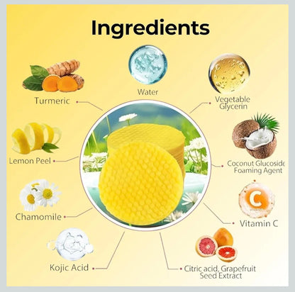 Kojic Acid and Turmeric Cleansing Pads for Dark Spots