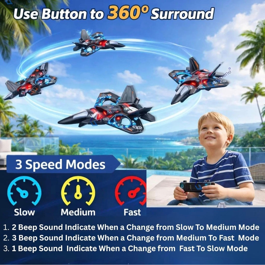 Remote Control Airplane with Camera for Kids