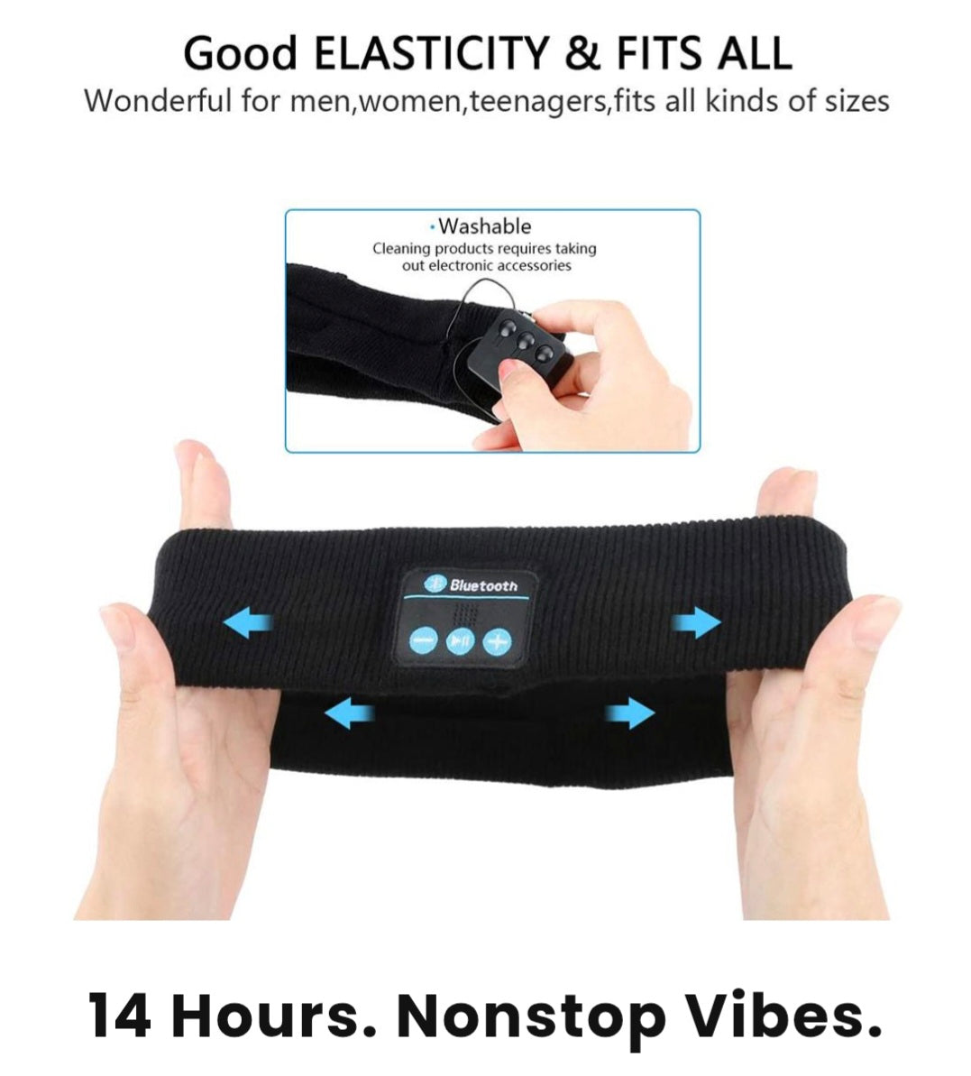 Wireless Bluetooth Musical Headband