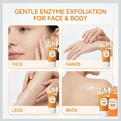 Orange Enzymes Exfoliating Gel | Orange Exfoliating Gel for Face & Body