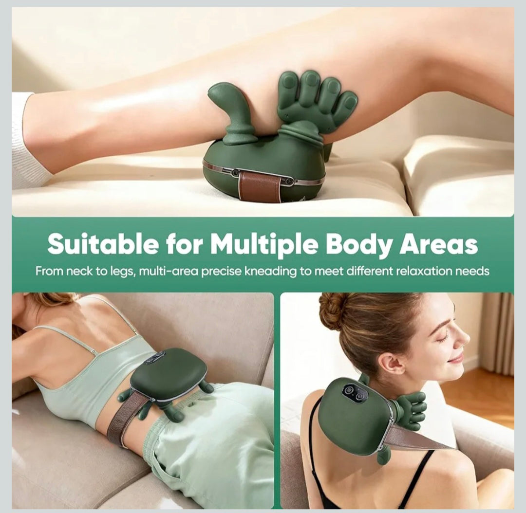 Wireless Portable Shiatsu Neck and Back Massager