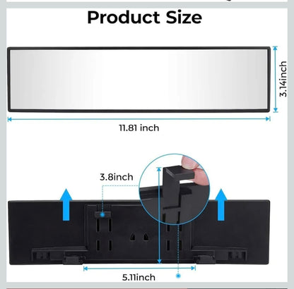 Wide Rear View Mirror for Car Blind Spot