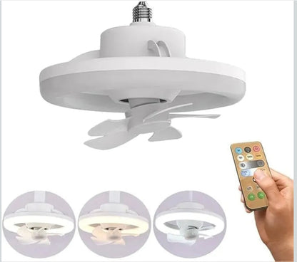LED Ceiling Fan Light for Bedroom Kids' Room Home, Office, Cabin & Kitchen