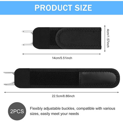Buckleless Belt Hook Tactical Metal Hook Elastic Belt Unisex Buckle-Less Invisible Waist Belts for Work & Edc