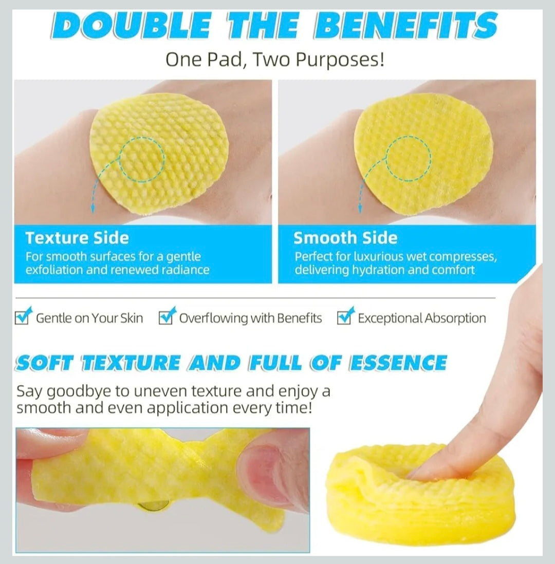 Kojic Acid and Turmeric Cleansing Pads for Dark Spots