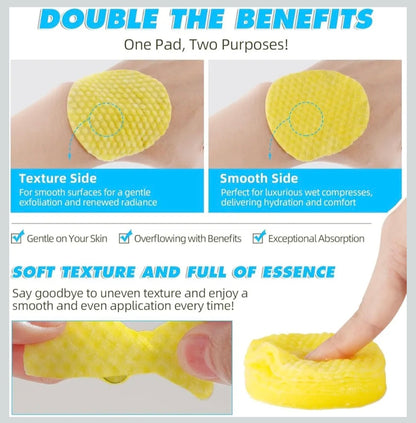 Kojic Acid and Turmeric Cleansing Pads for Dark Spots
