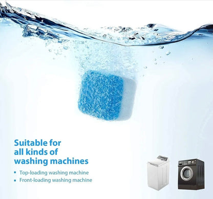 Washing Machine Cleaner Tablets, Solid Washer Deep Cleaning Tablet (Pack Of 50)